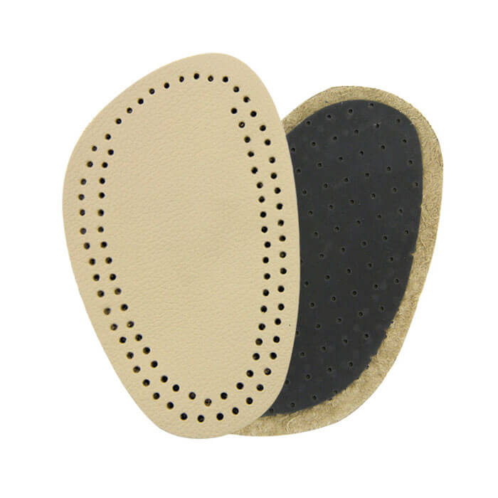 2 Pairs Cowhide Leather Antiskid Paw Pads Soft High Heel Pad