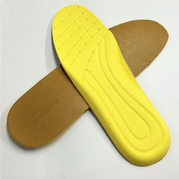 Breathable Cowhide Latex Leather Shoe Insoles