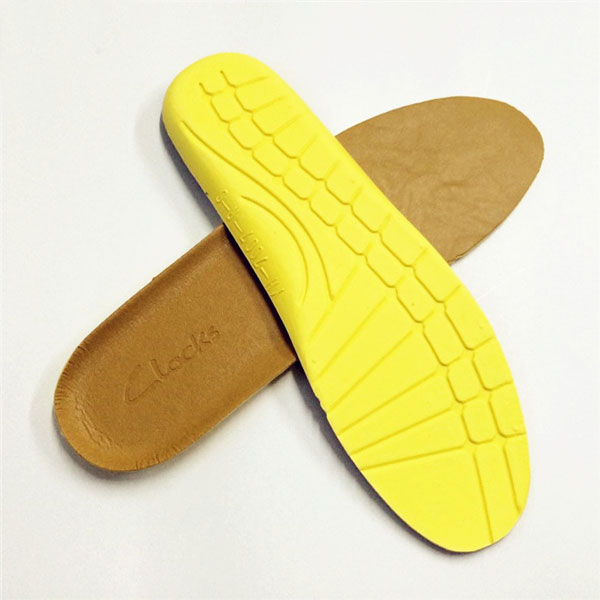 Breathable Cowhide Latex Leather Shoe Insoles
