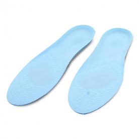 Breathable Gel PU Sports Insoles Blue Running Shoes Insert