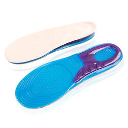 Comfortable Damping Silicone Gel Insoles Pad for Men and Women