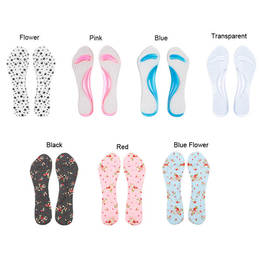 Comfortable Gel Heels Pad 7/10 Arch Support Shoe Insoles