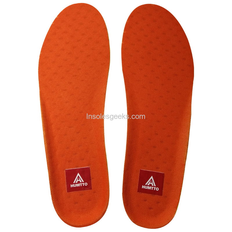 Comfortable Sport EVA Insoles Orange Running Shoe Inserts