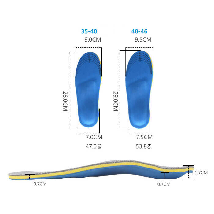 Orthotic Arch Support insoles Corrective Shoe Inserts