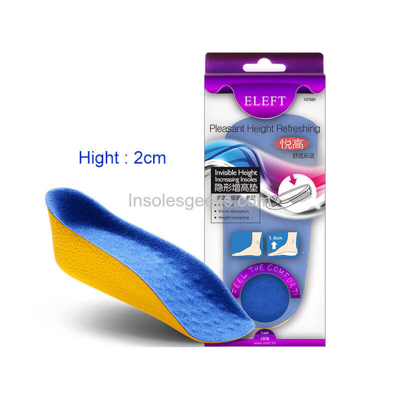 Height EVA Inserts 2CM Increased Insoles Within Socks