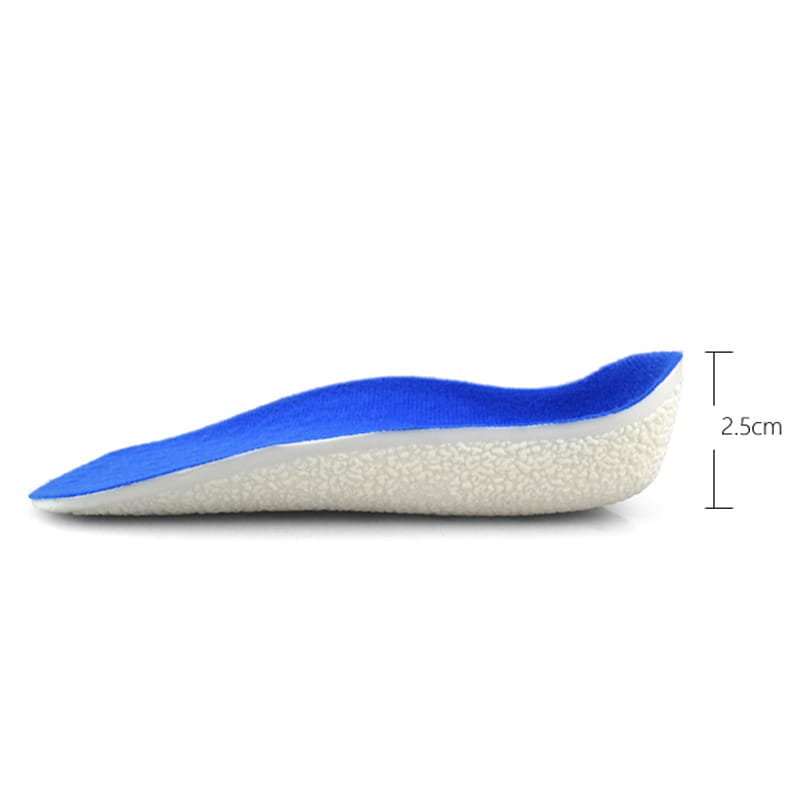Misc Increase 2.5 cm Height Insoles Half Shoe Inserts