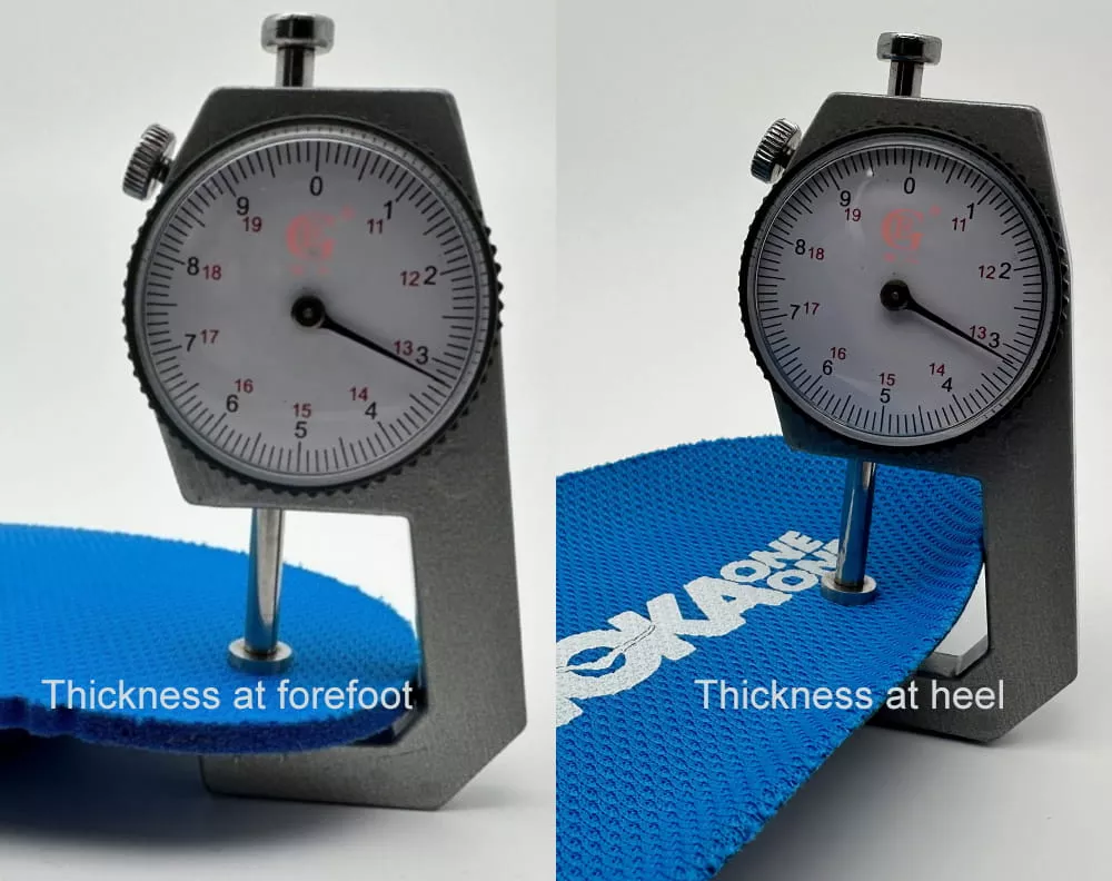 Hoka Clifton Replacement Insoles Thickness At Forefoot And Heel