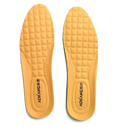 AOKANG Soft Leather Shoes Insoles Breathable PU Pad