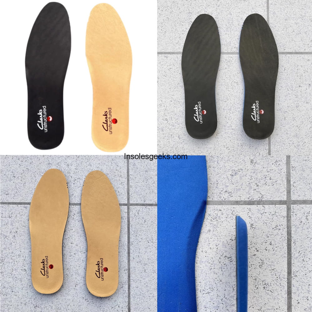 Clarks Unstructured Replacement Leather Insoles For Shoes