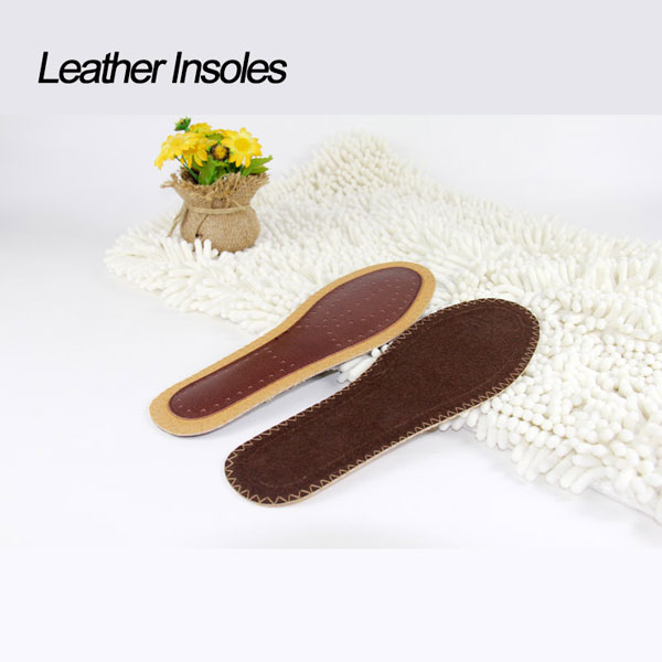 Men's Bamboo Leather Insoles Deodorant Shoe Inserts