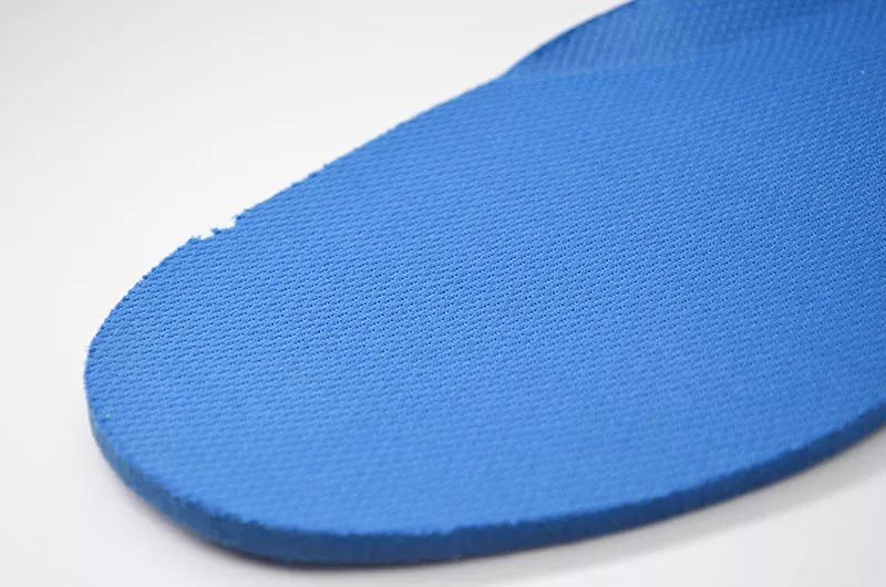 Mesh fabric promotes breathability.