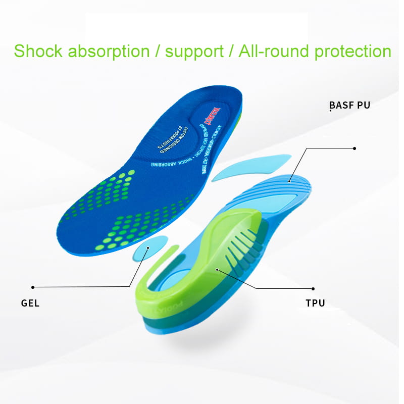 Arch Support Running Shoes Insert Comfortable Sports Insoles