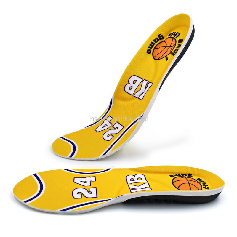 NBA Basketball Arch Support Orthotic Pu Insoles