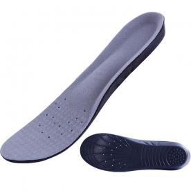 Comfort PU Insoles Shoes Pad Grey