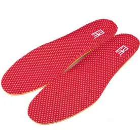 Soft PU Massage Shoe Insoles Red Breathable Insole