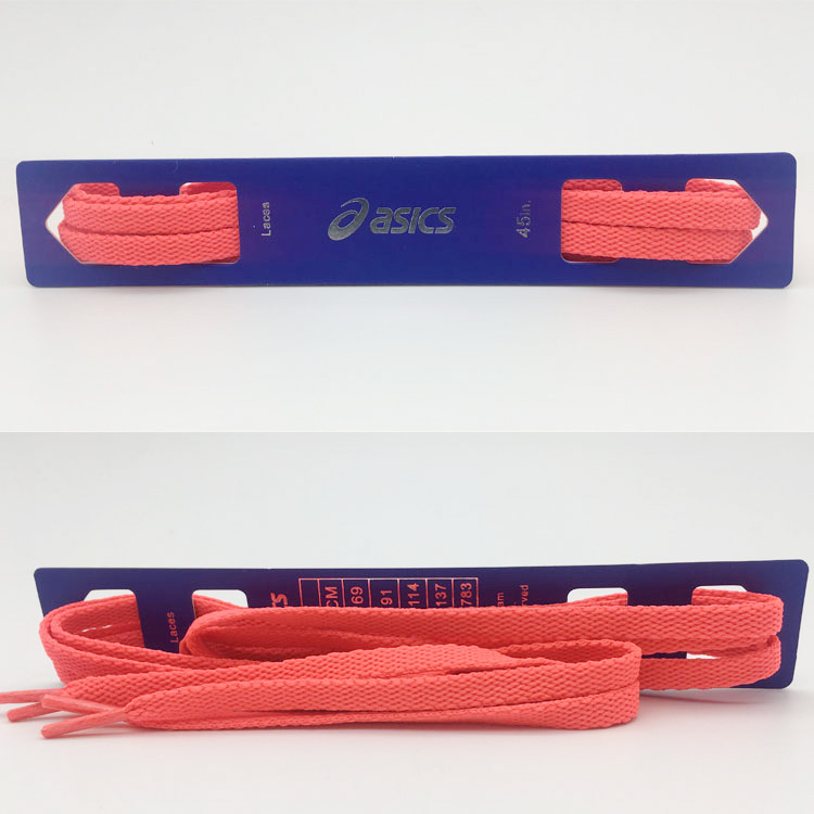 Asics Orange-Red Shoelaces Replacement