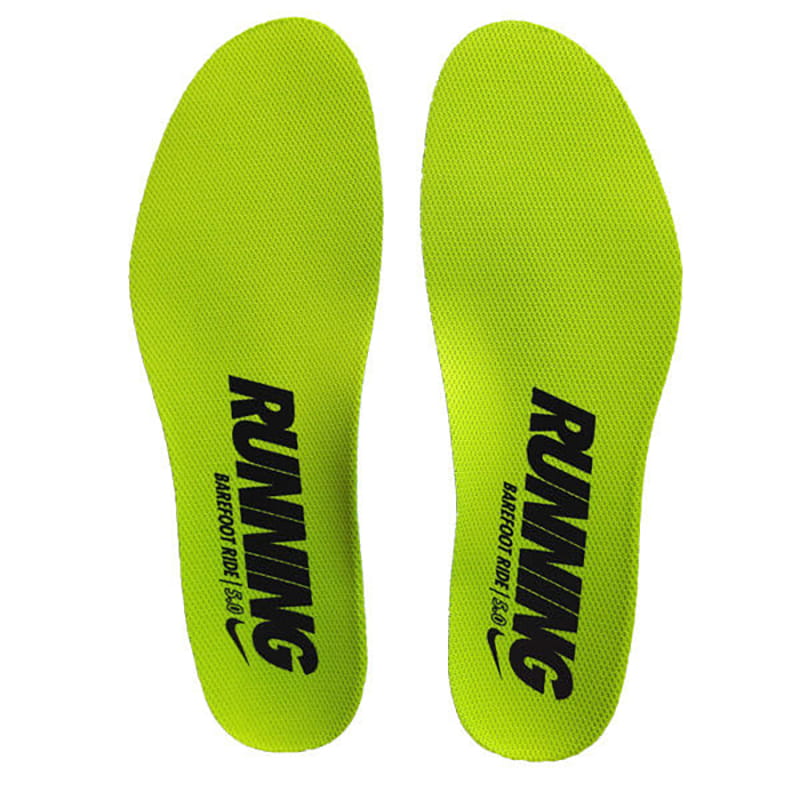 Nike Air Max RUNNING Barefoot Ride 5.0 Shoes Insoles Green