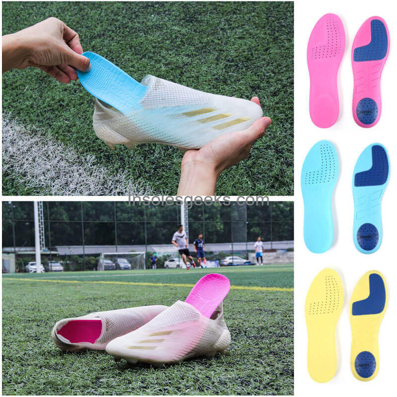 OUPOWER PORON Athlete Insoles for Football Soccer Shoes