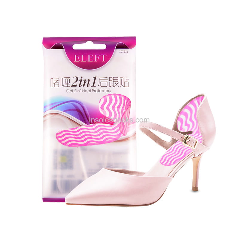 ELEFT Comfort Wear Gel 2 in 1 Heel Protectors for High-heeled Shoes