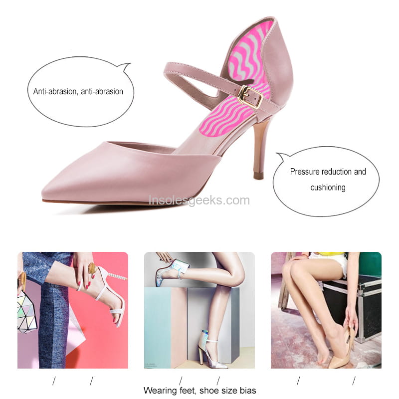ELEFT Comfort Wear Gel 2 in 1 Heel Protectors for High-heeled Shoes